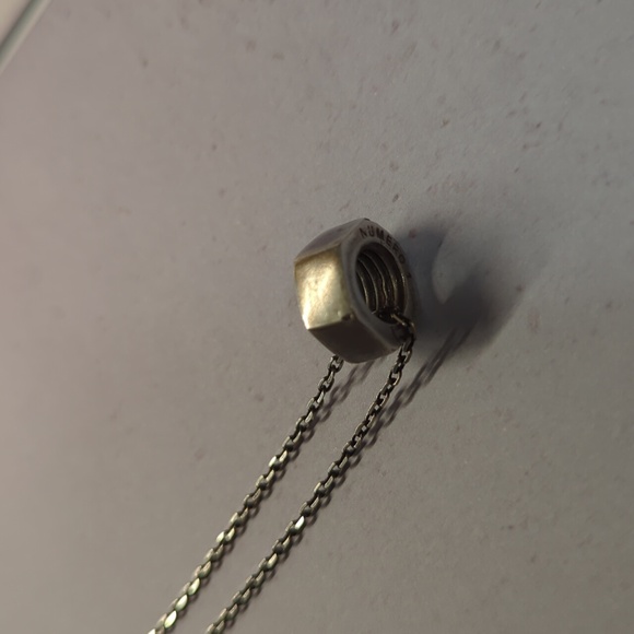KrisVanAssche Bolt Sterling Silver Pendant and Necklace - Picture 3 of 7